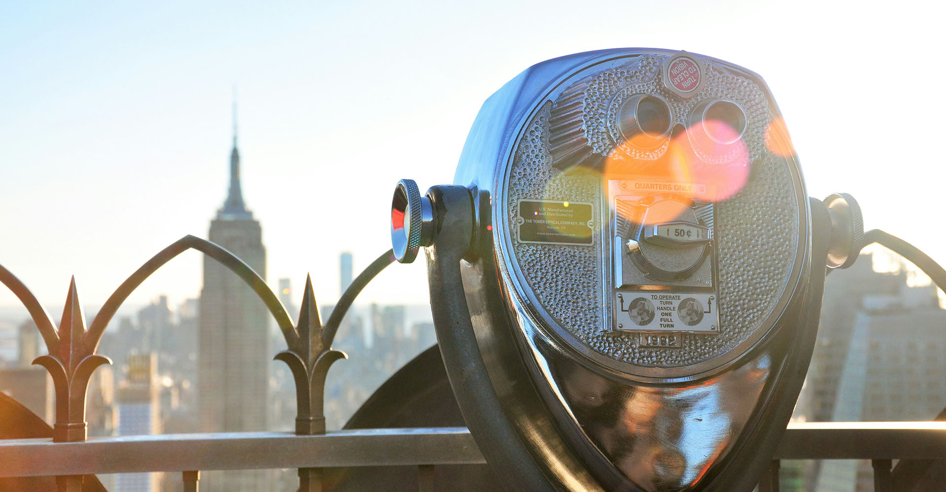 viewing scope directed at Empire State Building, Sheaff Brock investment advisors blog, retail consumers